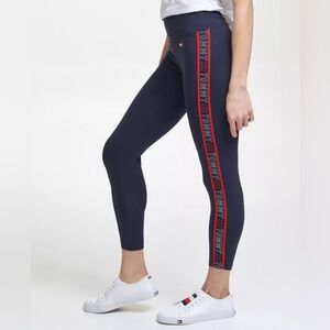 NWT RALPH LAURÈN Logo-Trim 7/8 Length Leggings